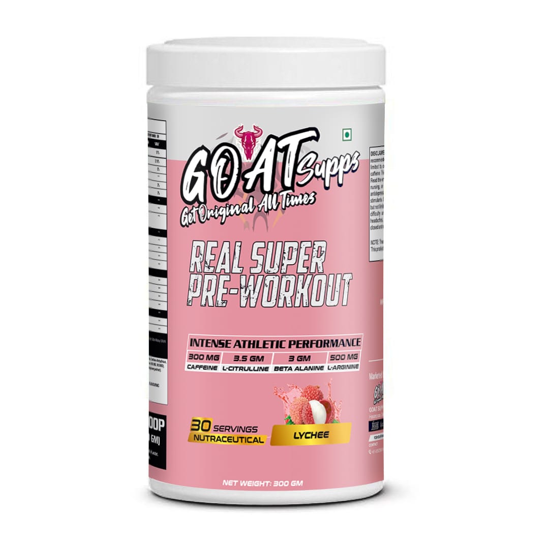 Real Super Pre Workout Lychee